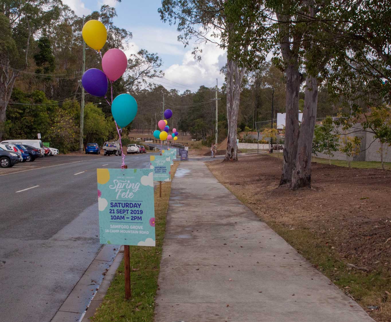 spring fete balloons