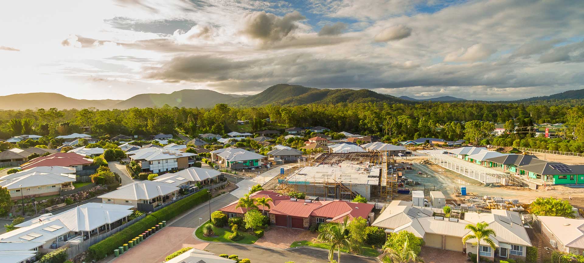 Aerial estate construction