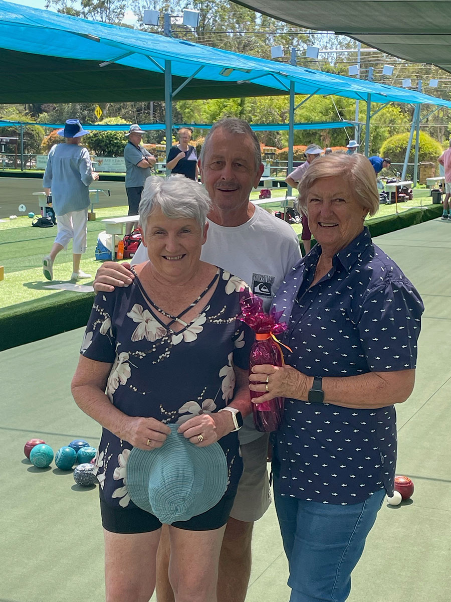 Samford Grove residents at local bowls club.