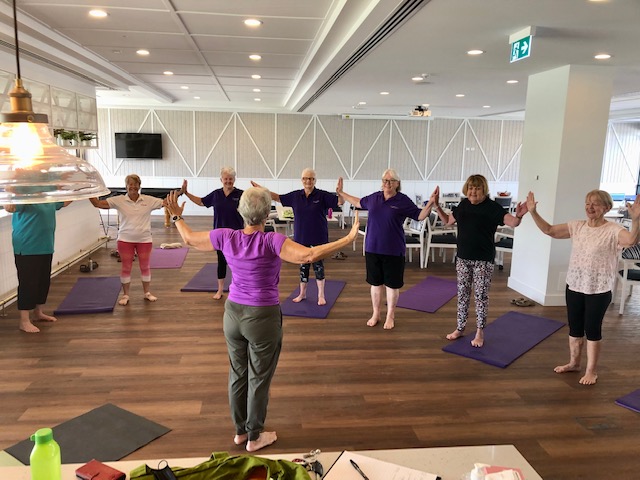 Yoga at Samford Grove.